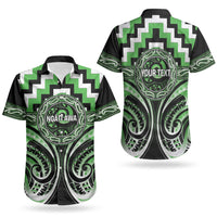 Aotearoa Ngati Awa Personalised Couples Matching Summer Maxi Dress and Hawaiian Shirt Maori Iwi Poutama Puhoro Tattoo LT14 - Polynesian Pride