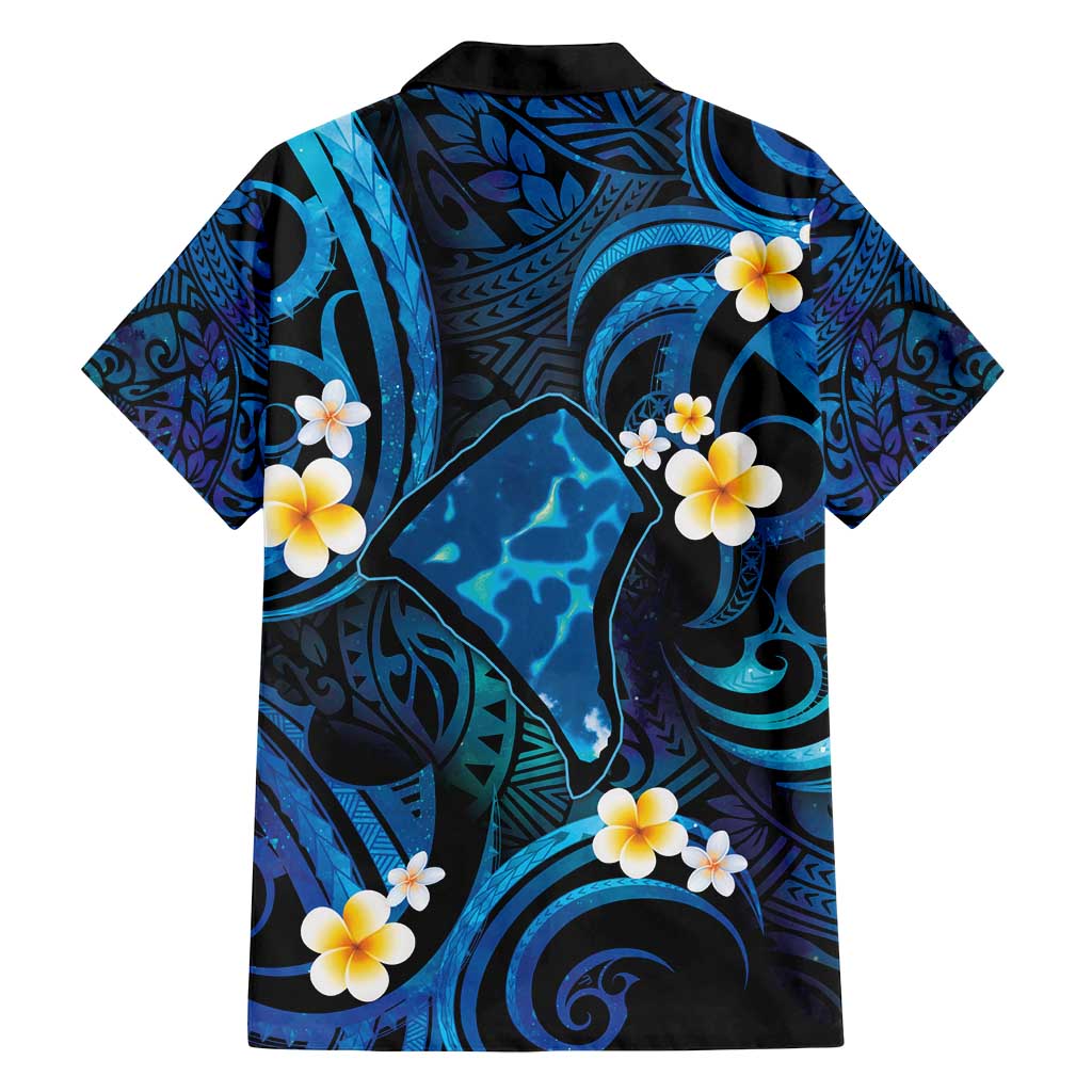 Tokelau Fakaofo Atoll Family Matching Long Sleeve Bodycon Dress and Hawaiian Shirt Polynesian Tattoo Plumeria With Map LT14 - Polynesian Pride