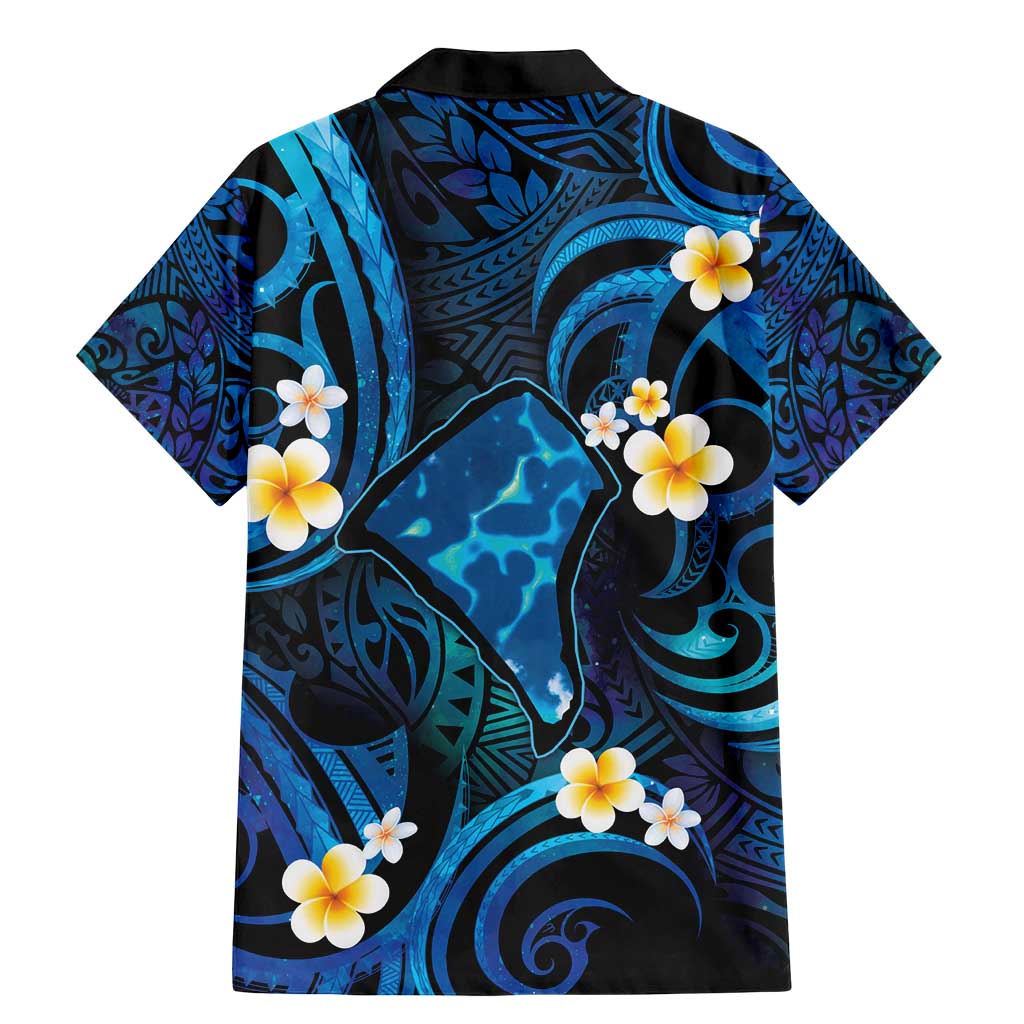 Tokelau Fakaofo Atoll Family Matching Mermaid Dress and Hawaiian Shirt Polynesian Tattoo Plumeria With Map LT14 - Polynesian Pride