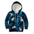Tokelau Fakaofo Atoll Kid Hoodie Polynesian Tattoo Plumeria With Map
