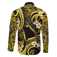 Tokelau Atafu Atoll Family Matching Puletasi and Hawaiian Shirt Polynesian Tattoo Plumeria With Map LT14 - Polynesian Pride