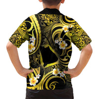 Tokelau Atafu Atoll Family Matching Short Sleeve Bodycon Dress and Hawaiian Shirt Polynesian Tattoo Plumeria With Map LT14 - Polynesian Pride