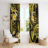 Tokelau Atafu Atoll Window Curtain Polynesian Tattoo Plumeria With Map