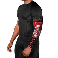 Personalized Hawaii Skull Christmas Arm Sleeves Mele Kalikimaka Hawaiian Kakau - Polynesian Pride