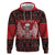 Personalized Hawaii Skull Christmas Hoodie Mele Kalikimaka Hawaiian Kakau - Polynesian Pride