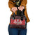 Personalized Hawaii Skull Christmas Shoulder Handbag Mele Kalikimaka Hawaiian Kakau - Polynesian Pride