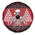 Personalized Hawaii Skull Christmas Spare Tire Cover Mele Kalikimaka Hawaiian Kakau - Polynesian Pride