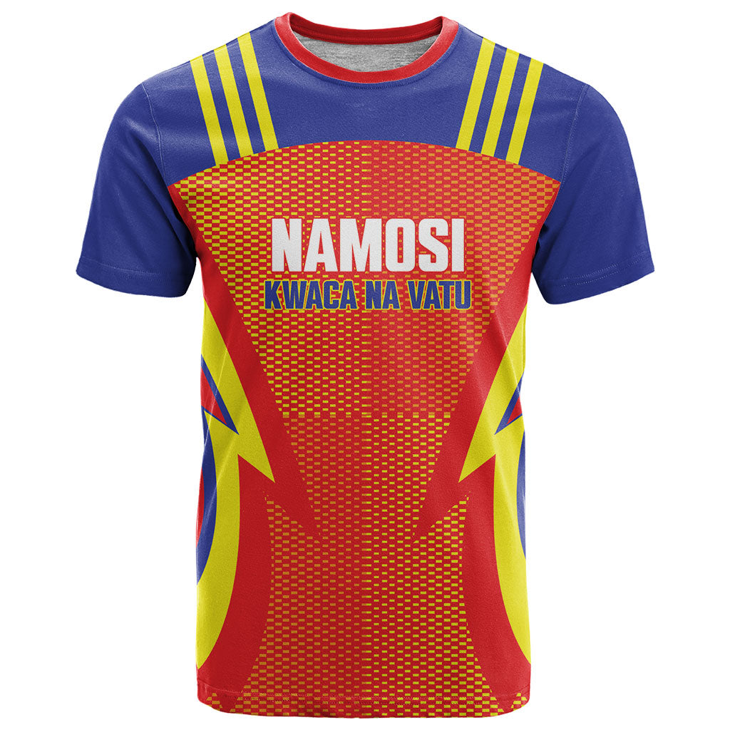 Namosi Fiji 2026 Rugby Custom T Shirt Kwaca Na Vatu LT14 Red - Polynesian Pride