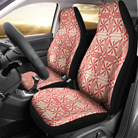 Red Ngatu Pattern Malo e Lelei Tonga Car Seat Cover LT14 - Polynesian Pride