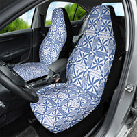 Blue Ngatu Pattern Malo e Lelei Tonga Car Seat Cover LT14 - Polynesian Pride