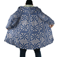 Blue Ngatu Pattern Malo e Lelei Tonga Cloak LT14 - Polynesian Pride