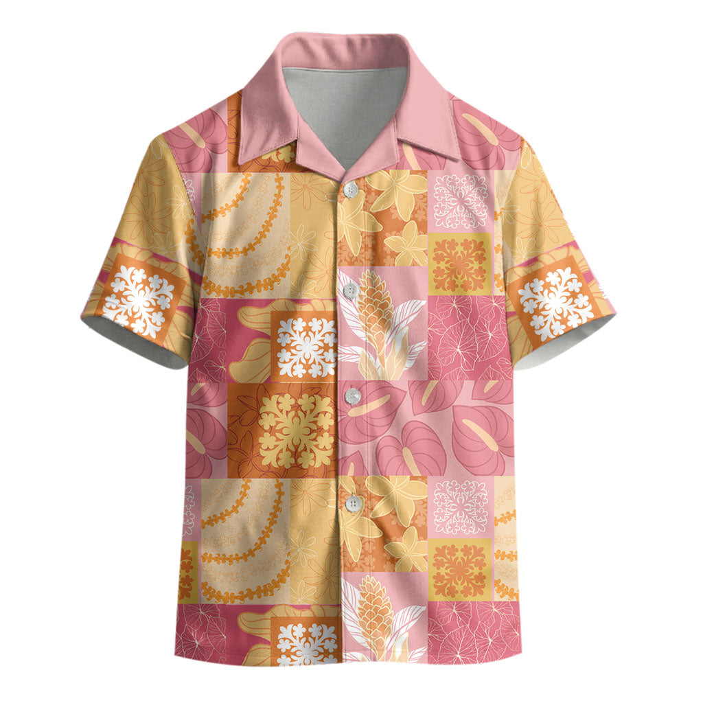 Aloha Hawaii Quilt Floral Patchwork Style Kid Hawaiian Shirt LT14 - Polynesian Pride