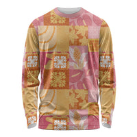 Aloha Hawaii Quilt Floral Patchwork Style Long Sleeve Shirt LT14 Unisex Multicolor - Polynesian Pride