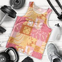 Aloha Hawaii Quilt Floral Patchwork Style Men Tank Top LT14 - Polynesian Pride