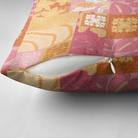 Aloha Hawaii Quilt Floral Patchwork Style Pillow Cover