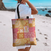 Aloha Hawaii Quilt Floral Patchwork Style Tote Bag LT14 - Polynesian Pride