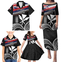 Hawaii Independence Day Family Matching Puletasi and Hawaiian Shirt La Kuokoa - Happy 28th November LT14 - Polynesian Pride