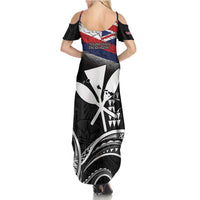 Hawaii Independence Day Family Matching Summer Maxi Dress and Hawaiian Shirt La Kuokoa - Happy 28th November LT14 - Polynesian Pride