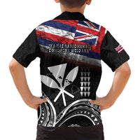 Hawaii Independence Day Family Matching Tank Maxi Dress and Hawaiian Shirt La Kuokoa - Happy 28th November LT14 - Polynesian Pride