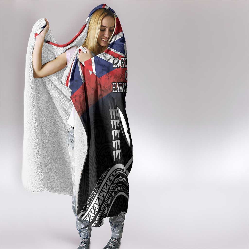 Hawaii Independence Day Hooded Blanket La Kuokoa - Happy 28th November
