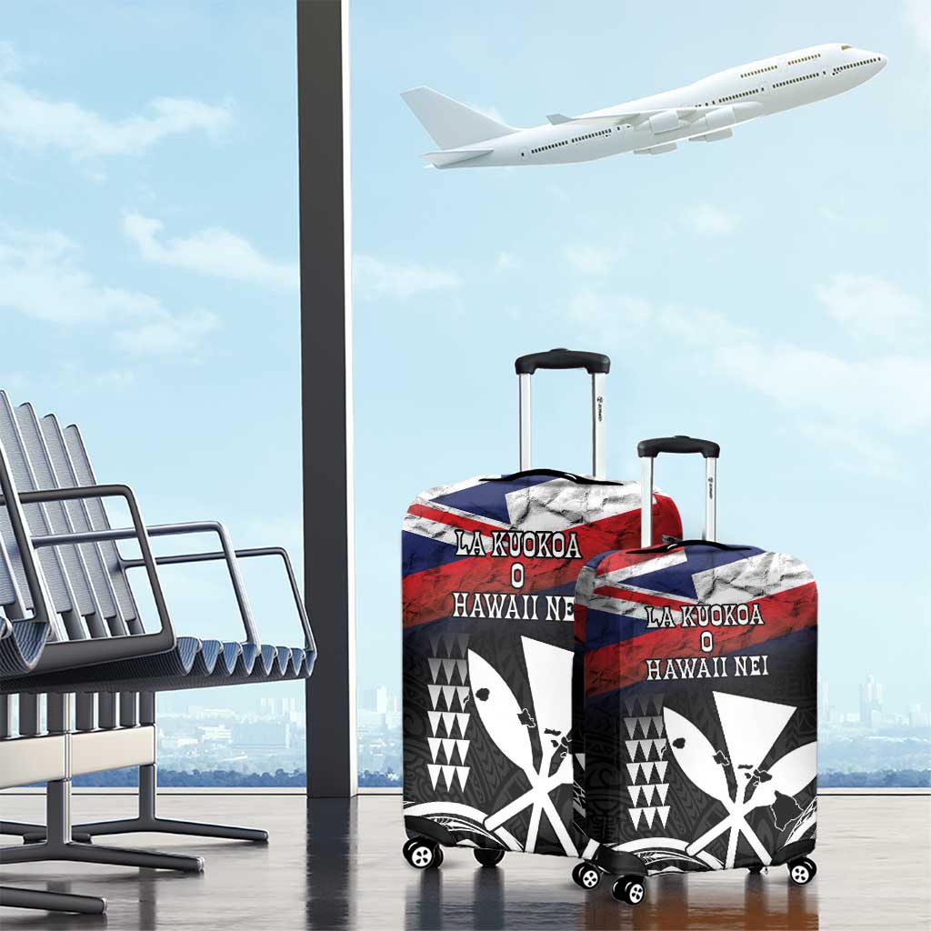 Hawaii Independence Day Luggage Cover La Kuokoa - Happy 28th November