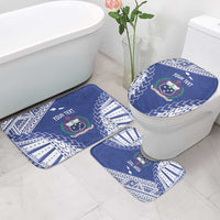 Toa Samoa Rugby Custom Bathroom Set Go Champions Pacific Samoan Pattern - Polynesian Pride