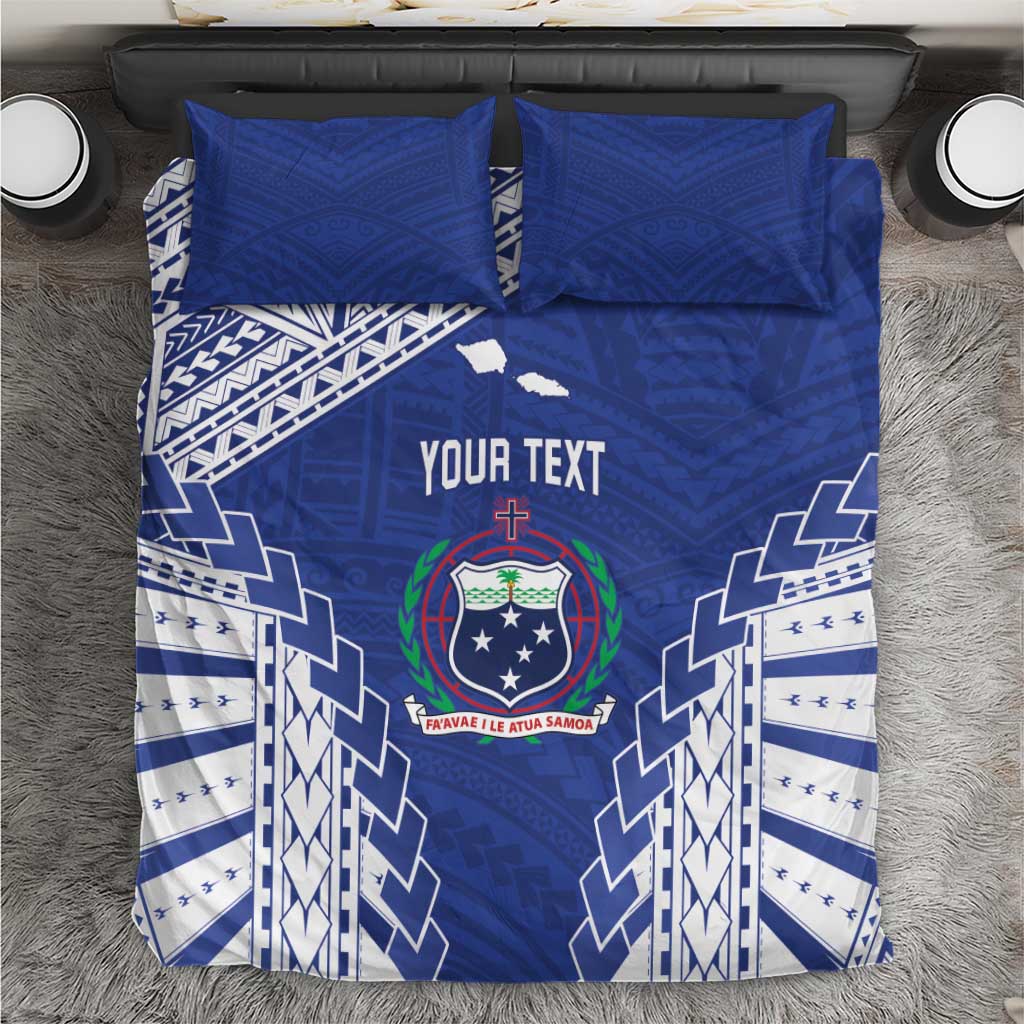 Toa Samoa Rugby Custom Bedding Set Go Champions Pacific Samoan Pattern - Polynesian Pride