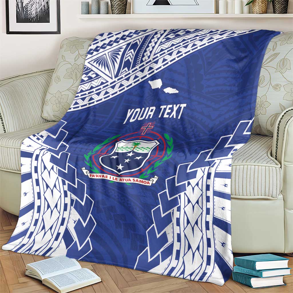 Toa Samoa Rugby Custom Blanket Go Champions Pacific Samoan Pattern - Polynesian Pride