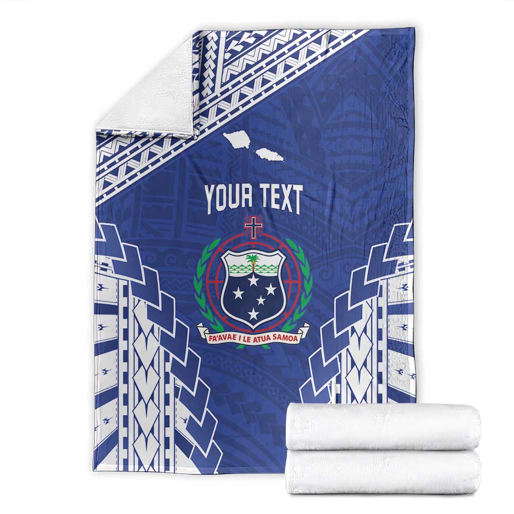 Toa Samoa Rugby Custom Blanket Go Champions Pacific Samoan Pattern - Polynesian Pride