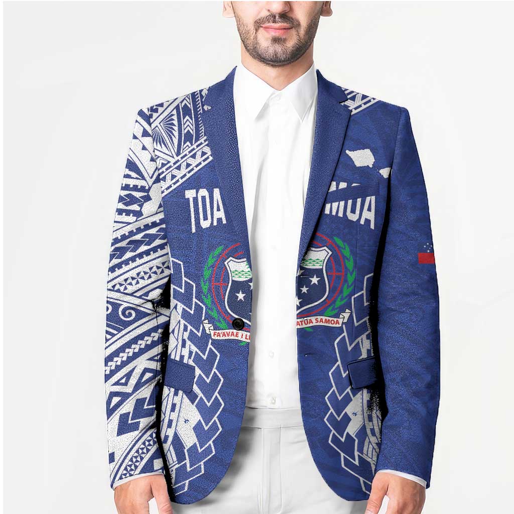 Toa Samoa Rugby Custom Blazer Go Champions Pacific Samoan Pattern - Polynesian Pride