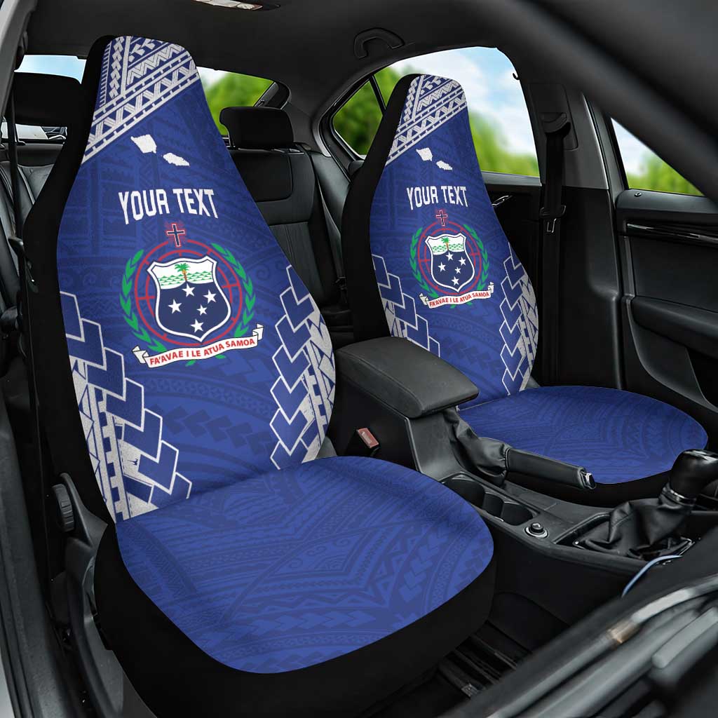 Toa Samoa Rugby Custom Car Seat Cover Go Champions Pacific Samoan Pattern - Polynesian Pride