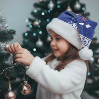 Toa Samoa Rugby Custom Christmas Santa Hat Go Champions Pacific Samoan Pattern - Polynesian Pride