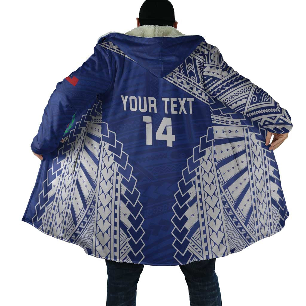 Toa Samoa Rugby Custom Cloak Go Champions Pacific Samoan Pattern - Polynesian Pride