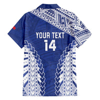 Toa Samoa Rugby Custom Family Matching Long Sleeve Bodycon Dress and Hawaiian Shirt Go Champions Pacific Samoan Pattern - Polynesian Pride