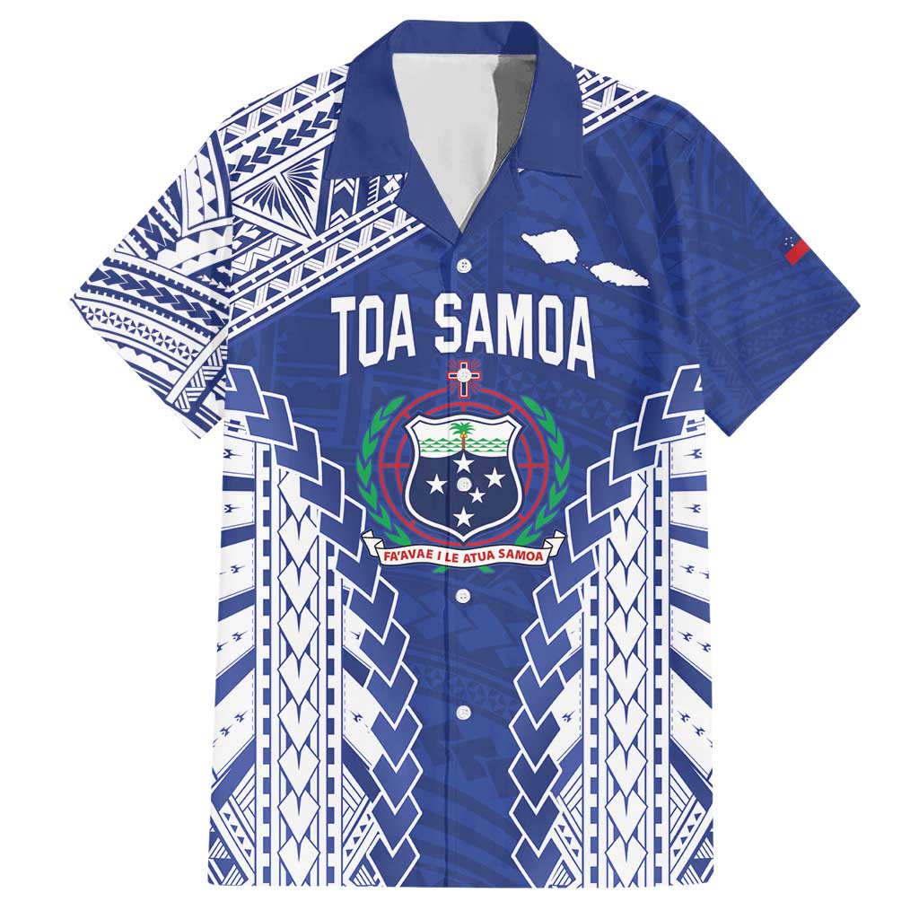 Toa Samoa Rugby Custom Hawaiian Shirt Go Champions Pacific Samoan Pattern - Polynesian Pride