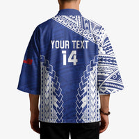 Toa Samoa Rugby Custom Kimono Go Champions Pacific Samoan Pattern - Polynesian Pride