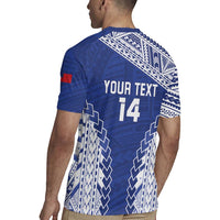 Toa Samoa Rugby Custom Rugby Jersey Go Champions Pacific Samoan Pattern - Polynesian Pride