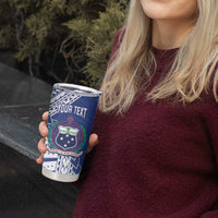 Toa Samoa Rugby Custom Tumbler Cup Go Champions Pacific Samoan Pattern - Polynesian Pride