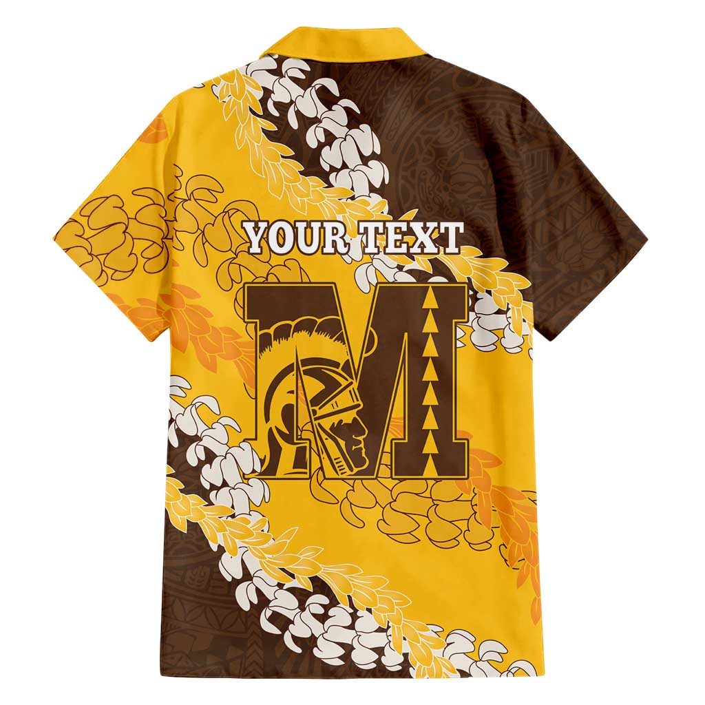 Personalized Mililani Hawaii High School Family Matching Mermaid Dress and Hawaiian Shirt Puakenikeni Lei Hawaiian Pattern LT14 - Polynesian Pride