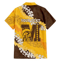 Personalized Mililani Hawaii High School Family Matching Off The Shoulder Long Sleeve Dress and Hawaiian Shirt Puakenikeni Lei Hawaiian Pattern LT14 - Polynesian Pride