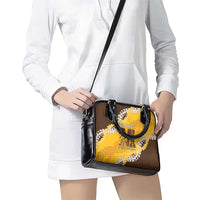 Personalized Mililani Hawaii High School Shoulder Handbag Puakenikeni Lei Hawaiian Pattern - Polynesian Pride