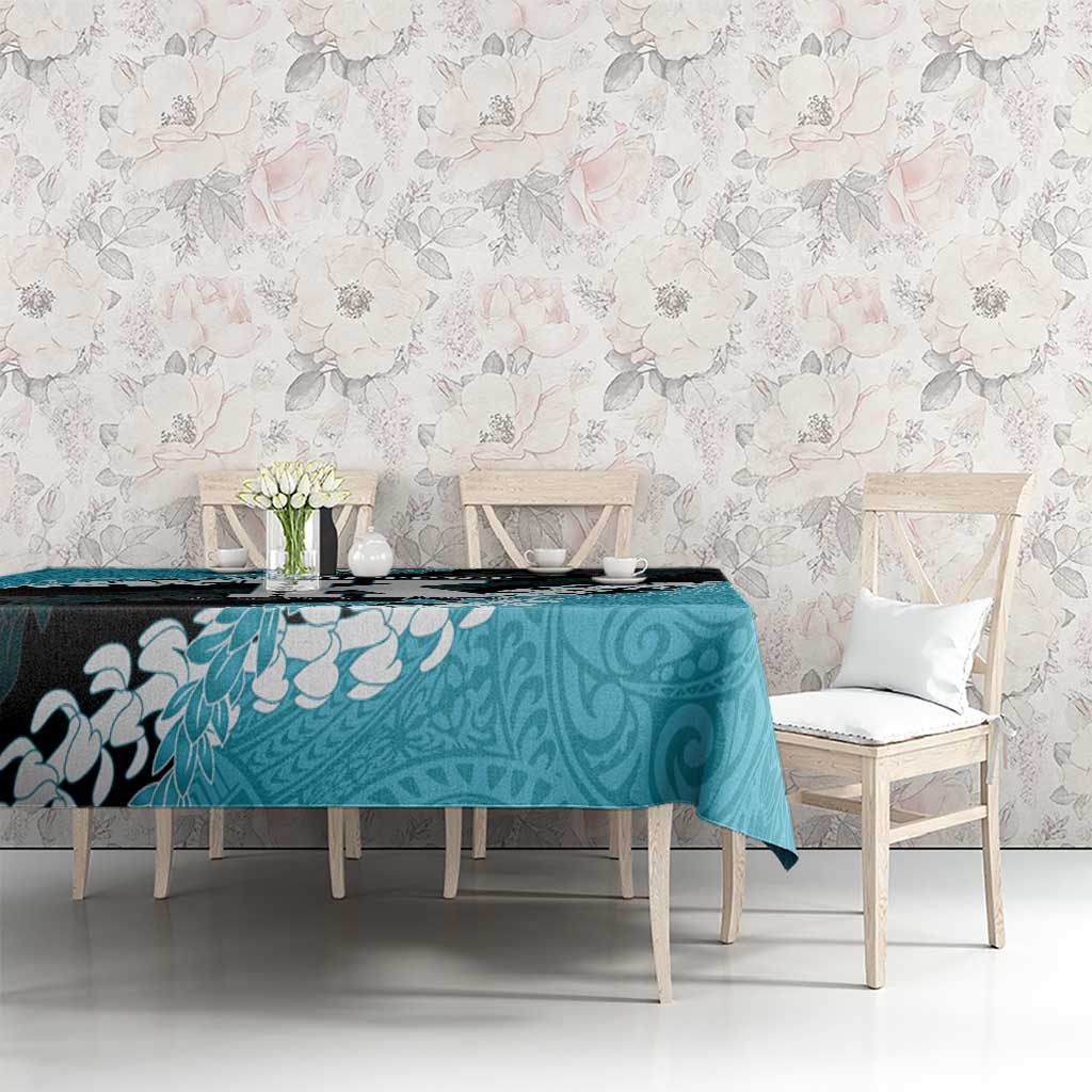 Personalized Kapolei Hawaii High School Tablecloth Puakenikeni Lei Hawaiian Pattern - Polynesian Pride