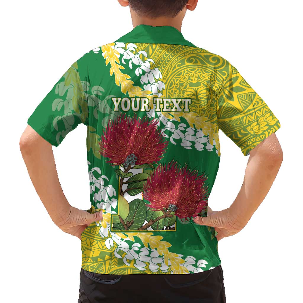Personalized Leilehua Hawaii High School Family Matching Mermaid Dress and Hawaiian Shirt Puakenikeni Lei Hawaiian Pattern LT14 - Polynesian Pride