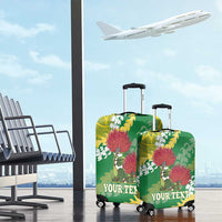 Personalized Leilehua Hawaii High School Luggage Cover Puakenikeni Lei Hawaiian Pattern LT14 - Polynesian Pride