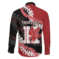 Personalized Kalani Hawaii High School Family Matching Puletasi and Hawaiian Shirt Puakenikeni Lei Hawaiian Pattern - Polynesian Pride