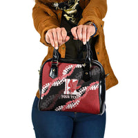 Personalized Kalani Hawaii High School Shoulder Handbag Puakenikeni Lei Hawaiian Pattern - Polynesian Pride