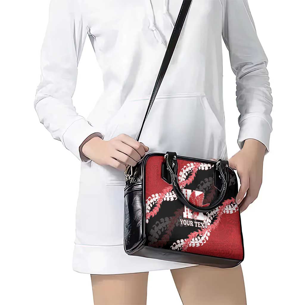 Personalized Kalani Hawaii High School Shoulder Handbag Puakenikeni Lei Hawaiian Pattern - Polynesian Pride