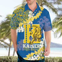 Personalized Kaiser Hawaii High School Hawaiian Shirt Puakenikeni Lei Hawaiian Pattern - Polynesian Pride