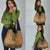 Brown African Dashiki With Fijian Tapa Pattern Grocery Bag