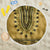 Gold African Dashiki With Fijian Tapa Pattern Beach Blanket